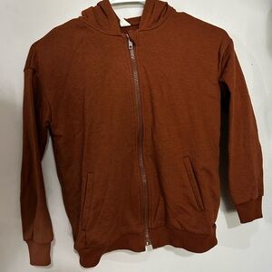 SHEIN Chestnut Brown Zip-Up Jacket
